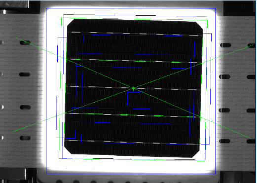 太阳能板定位及外观检测